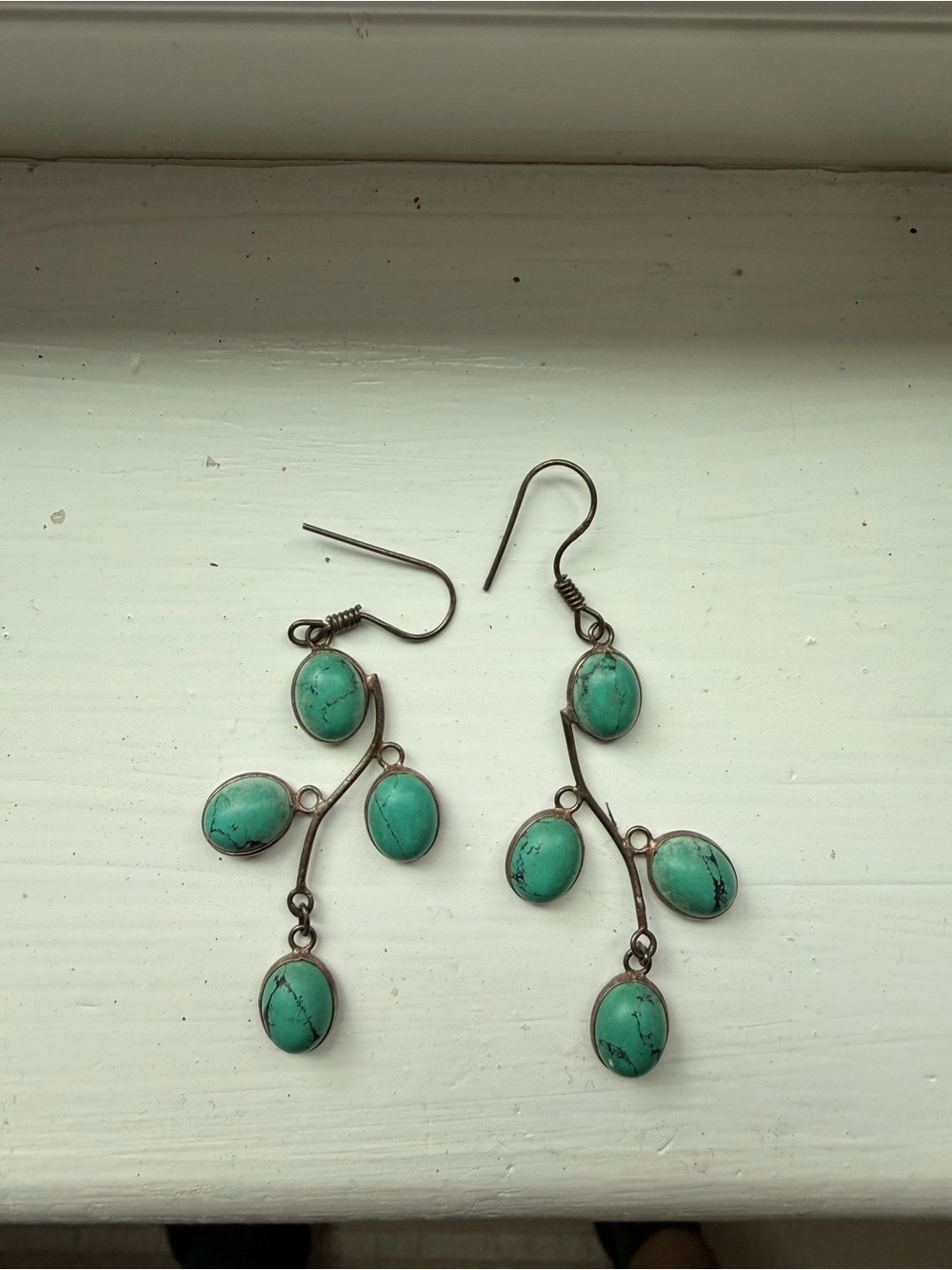 Dangling vintage earrings